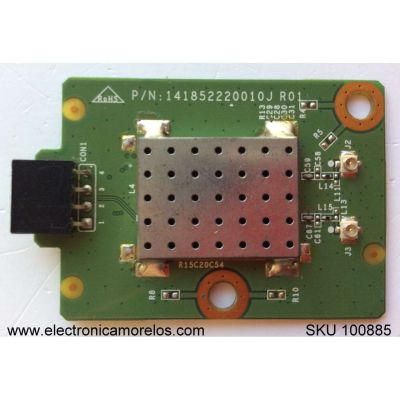 MODULO DE WIFI VIZIO 0980-0140-0091 / 141852220010JR01 / NICMT8522001J / MODELO  XVT3D424SV / XVT3D474SV / XVT423SV / XVT473SV